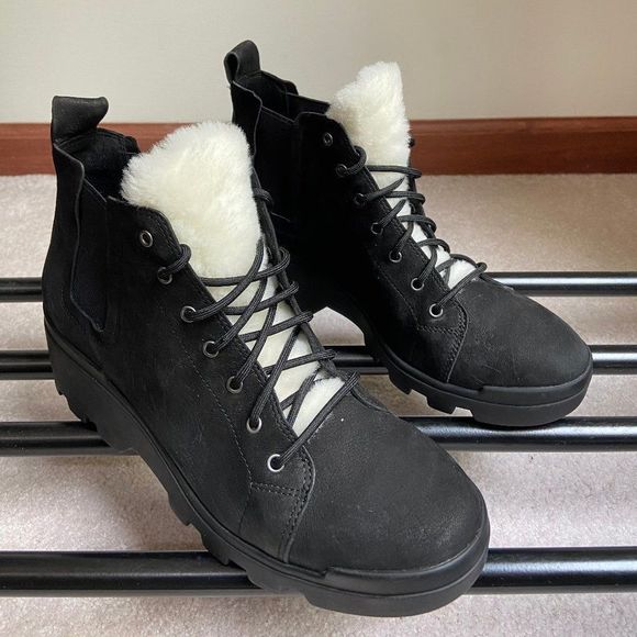 EILEEN FISHER Women Calm Leather Boots - NEW NWOB - Picture 7 of 8